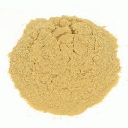 Close-up of dry brewing yeast powder, ingredient essential for beer fermentation